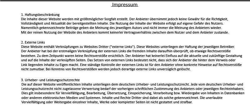 Impressum